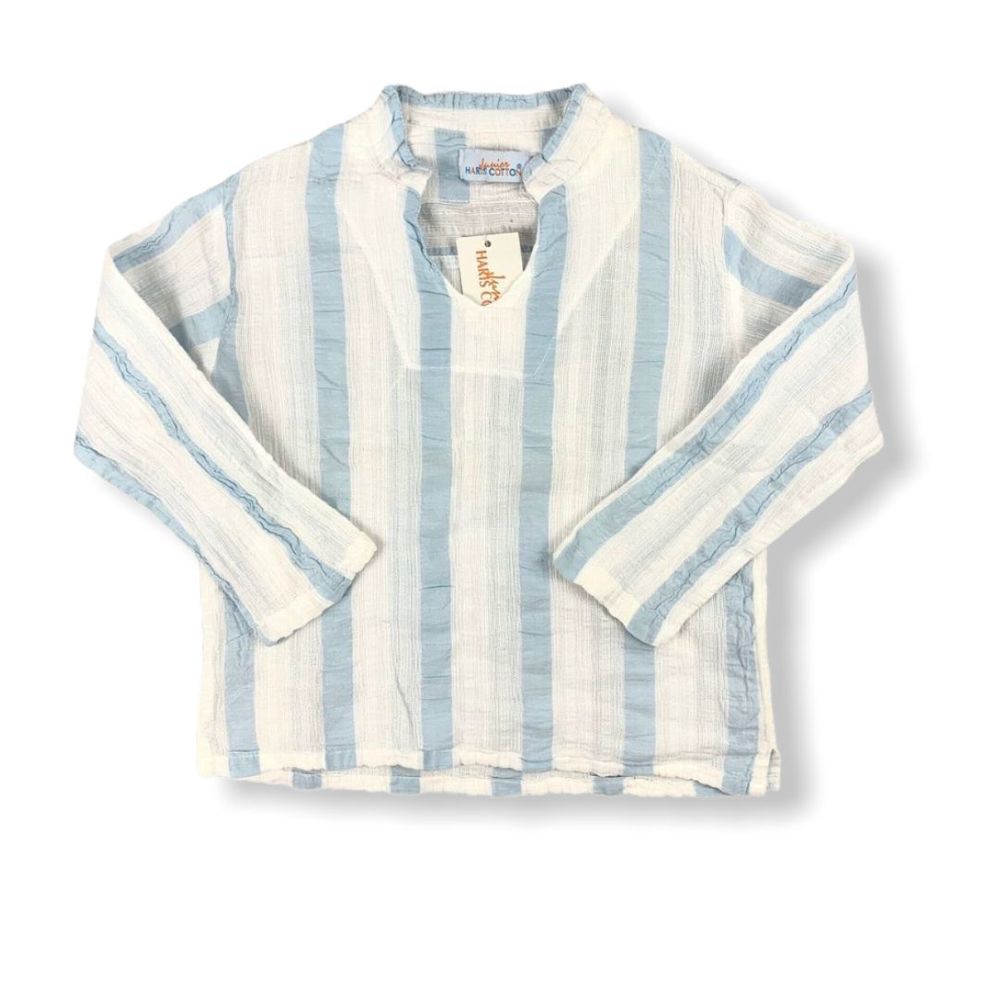 Haris Cotton Boys Striped Shirt Size 6yrs